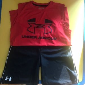 And under armor short outfit for boys